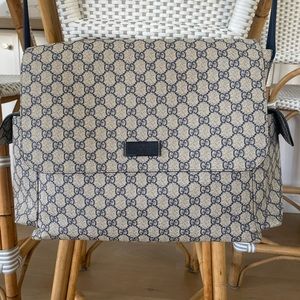 Authentic Gucci Diaper Bag - Navy